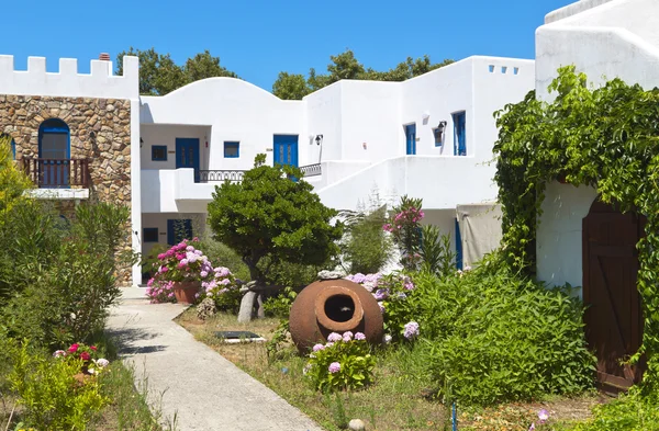 Tradiční řecký dům na ostrově samothraki island v Řecku — Stock fotografie