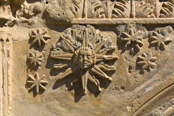 Architectural detail from a church in Greece — Stock Photo, Image