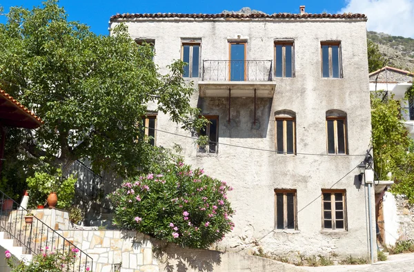 Traditionele Griekse huis in Wasilla eiland in Griekenland — Stockfoto