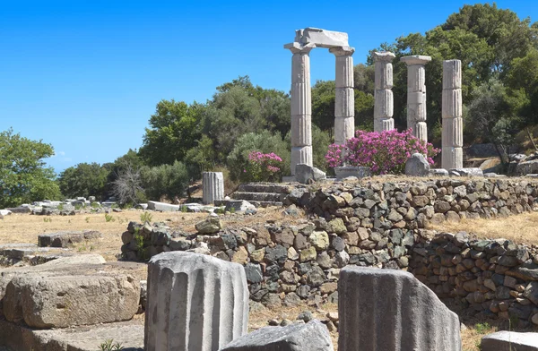 Temple of the Great Gods at Samothraki island in Greece — Stock Photo, Image