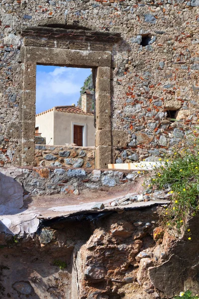 Befestigtes Dorf monemvasia in Griechenland — Stockfoto