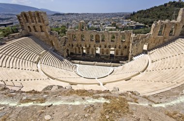 Herodus Atticus theater at Athens, Greece clipart