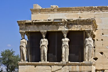 Akropolis, Atina, Yunanistan, erechteion Tapınağı