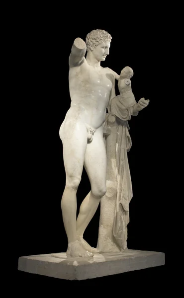 Ancient classical Greek statue of Hermes — Stock Photo, Image