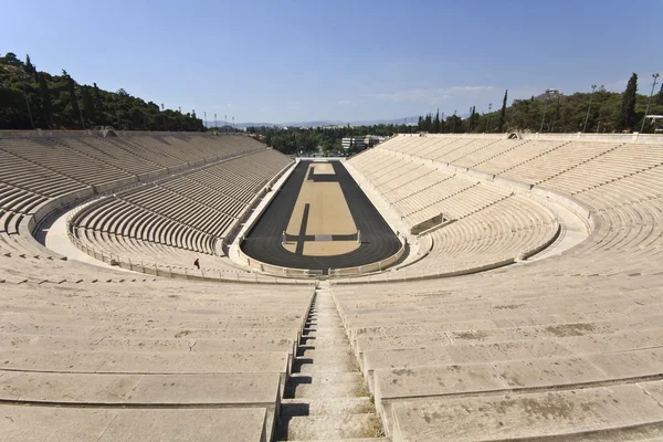 Estádio Panathenaic em Arditos hill, Atenas, Grécia — Fotografia de Stock