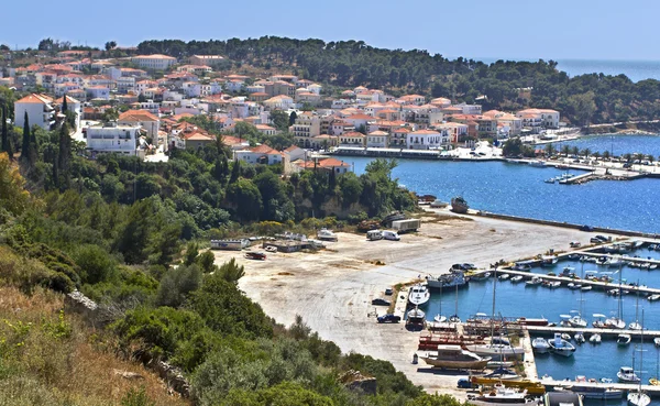 Παραδοσιακό χωριό της Πύλου, σε Πελοπόννησος, Ελλάδα — Φωτογραφία Αρχείου