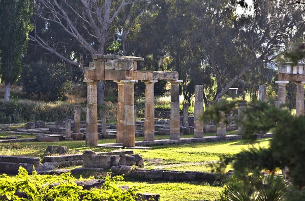 Храм Артемиды Вравроны в Аттике, Греция — стоковое фото
