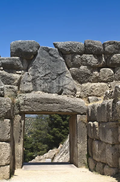 Antika Mykene, Peloponnesos, Grekland — Stockfoto