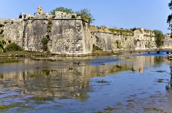 Castillo de Ayia Mavra en la isla Lefkada, Grecia — Foto de Stock