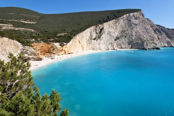 Plage de Porto Katsiki sur l'île de Lefkada, Grèce — Photo