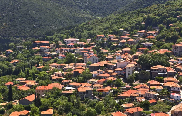 Andritsaina Greek traditional village at Arcadia, Greece — Stock Photo, Image