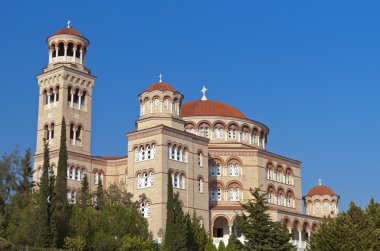 Aziz nektarios kilise aegina Island, Yunanistan.