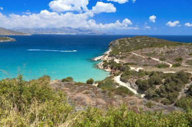 Yunanistan'ın Girit Adası'nda Mirabello Körfezi