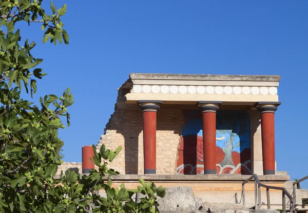 Antiguo palacio Knossos en la isla de Creta en Grecia —  Fotos de Stock