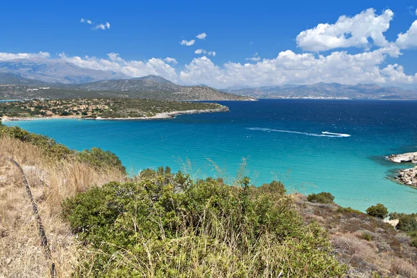 Golfe de Mirabello sur l'île de Crète en Grèce — Photo