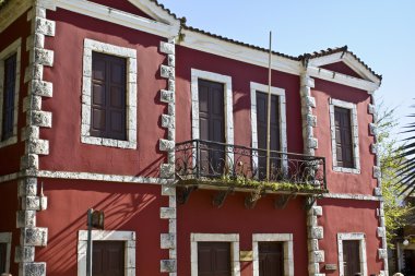 arta şehir Yunanistan'ın eski geleneksel evde