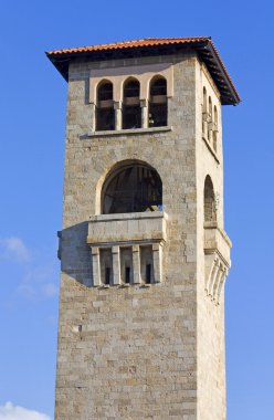 eski ortaçağ çan kulesi, Rodos, Yunanistan