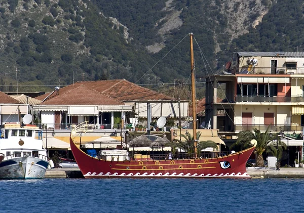 Baia di Nydri sull'isola di Lefkada, Grecia — Foto Stock