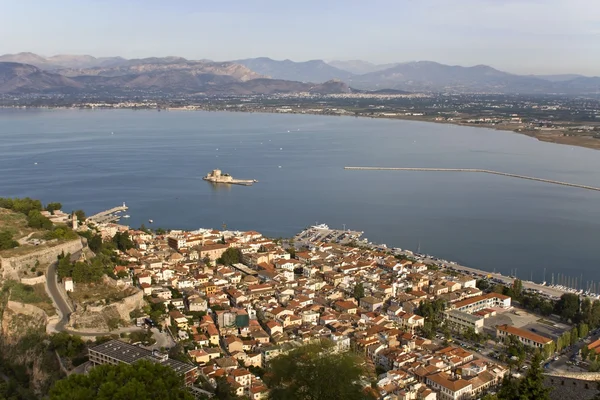 Miasto Nafplio na Peloponezie, Południowej Grecji — Zdjęcie stockowe