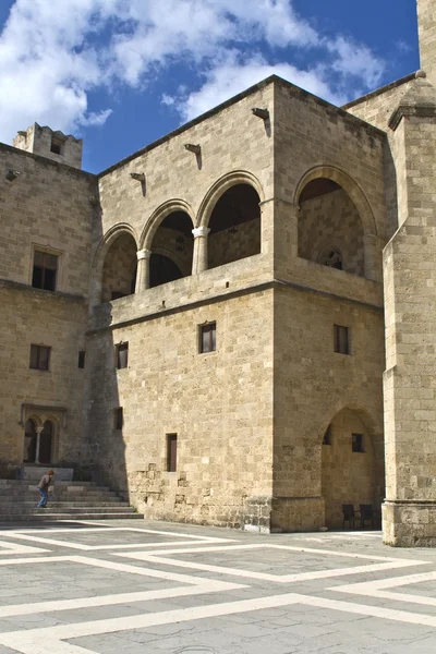 Grand Master 's palace at Rhodes island, Greece — стоковое фото