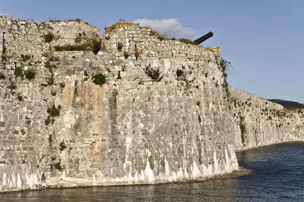 Zamek ayia mavra na wyspie lefkada, Grecja — Zdjęcie stockowe