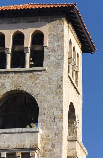 Antiguo campanario medieval en la isla de Rodas, Grecia —  Fotos de Stock