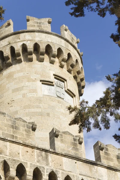 Castello dei Cavalieri a Rodi, Grecia — Foto Stock