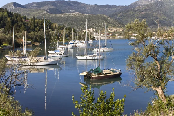 Nydri bay at Lefkada island, Greece — Stock Photo, Image