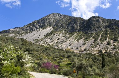 tipik peyzaj lefkada Adası'nda Yunanistan