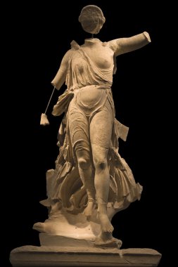 estatua de nike en el Museo de la antigua Olimpia, Grecia