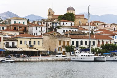 galaxidi Yunanistan, doğal balıkçı köyü