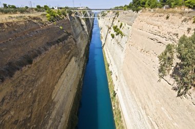 kanalın su geçit Korint Avrupa, Yunanistan
