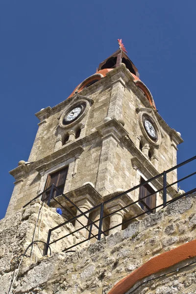 로도스 섬에서 그리스 전통 첨탑 — 스톡 사진