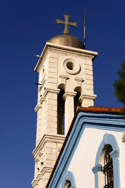 Řecká pravoslavná církev v porto lagos — Stock fotografie