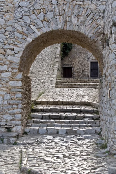 Slott av nafplio (palamidi) på Peloponnesos, Grekland — Stockfoto