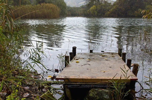 Lago Vriton em Edessa, Grécia — Fotografia de Stock