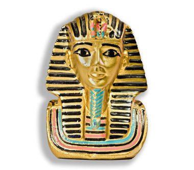 küçük dekoratif heykel bir Firavun