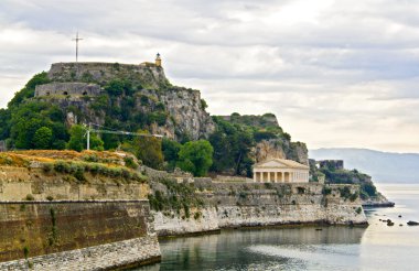 Korfu Adası Yunanistan'ın eski kalede