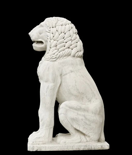 Greek classic era statue showing a lion — Stock Photo, Image