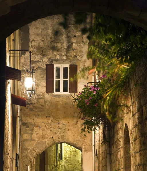 Mittelalterliche Stadt Rhodos in Griechenland — Stockfoto