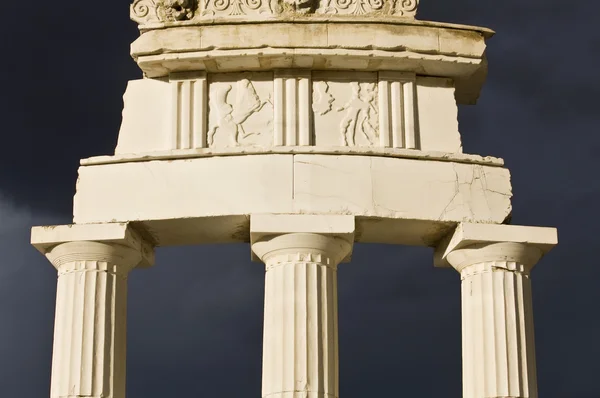 Dettaglio del tempio di Delfi Apollo in Grecia — Foto Stock