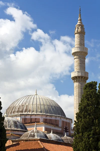 Moskee van suleimaniye op Rhodos Eiland, Griekenland — Stockfoto