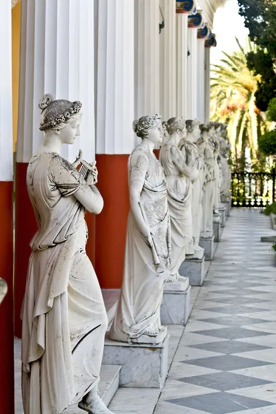 Palazzo Achilleion sull'isola di Corfù in Grecia — Foto Stock
