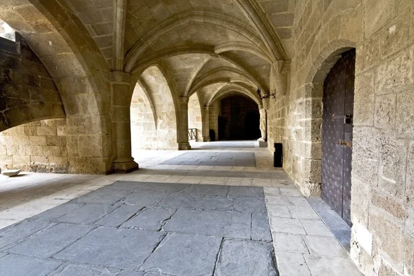 Palazzo dei Cavalieri di San Giovanni a Rodi, Grecia — Foto Stock