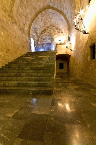 Palazzo di San Giovanni cavalieri a Rodi, Grecia — Foto Stock