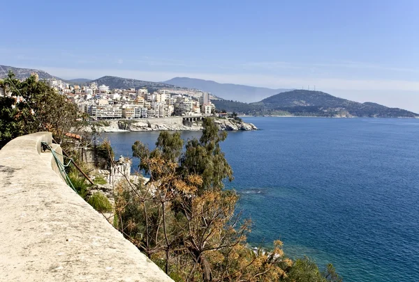 Ciudad vieja de Kavala en Grecia — Foto de Stock