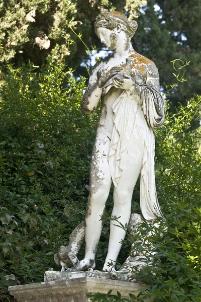 Statue showing a greek mythical muse — Stock Photo, Image