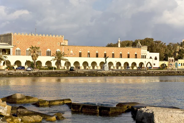 Rhodes island in Greece, harbor view — Stock Photo, Image