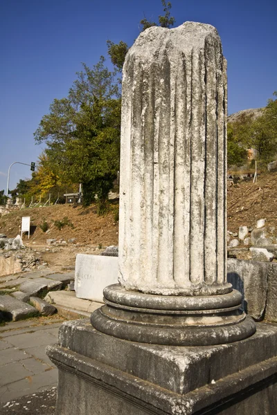 Área filípica sítio arqueológico no norte da Grécia — Fotografia de Stock
