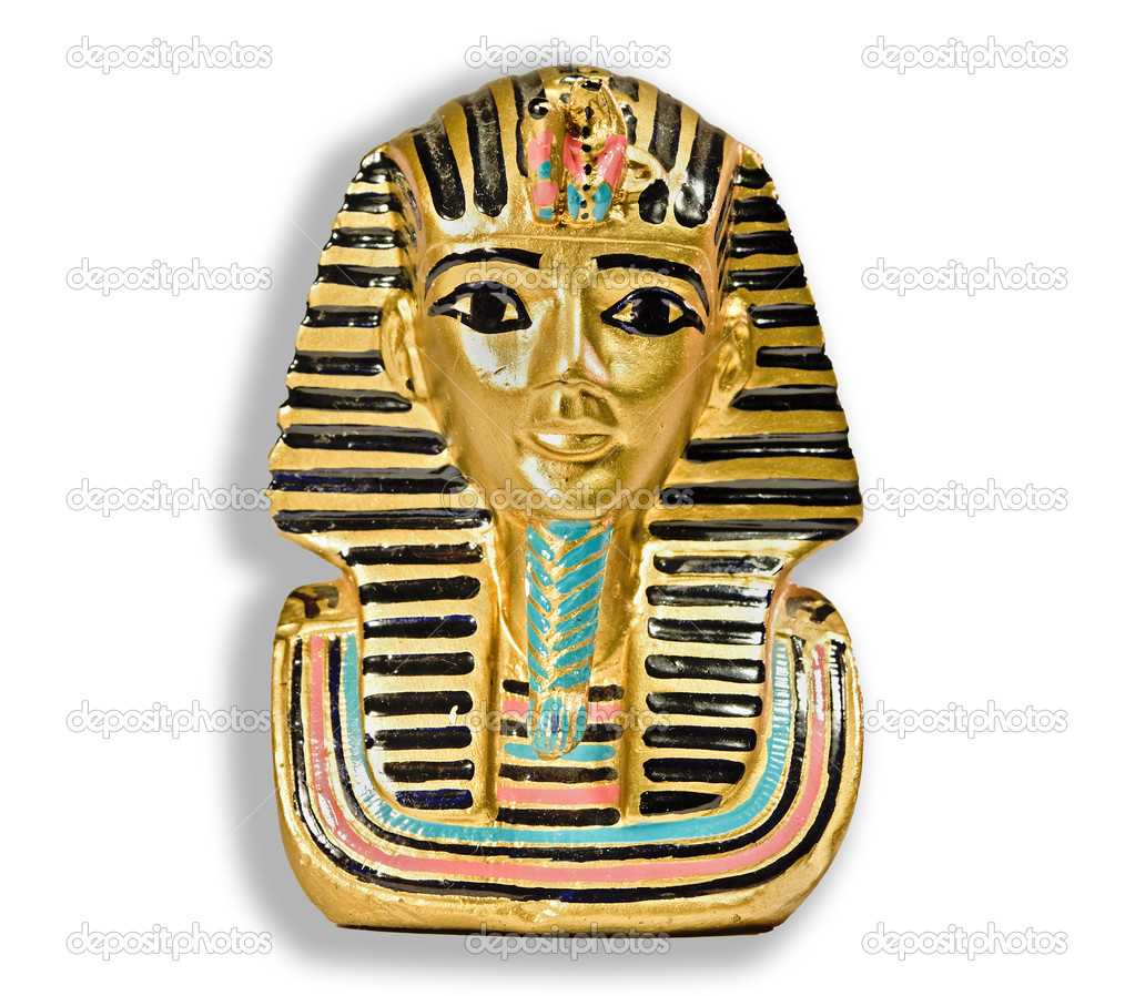 Small decorative statue of a Pharaoh